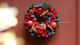 Vòng nguyệt quế 40cm Vintage Roses