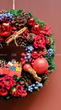 Vòng nguyệt quế 40cm Vintage Roses