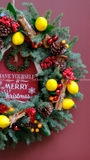 Vòng nguyệt quế 55 A Country Christmas