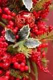 Vòng nguyệt quế 55cm Holly & Berries