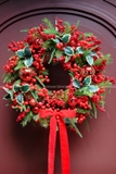 Vòng nguyệt quế 55cm Holly & Berries