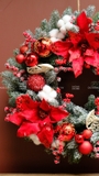 Vòng nguyệt quế 60cm Royal Christmas Bloom