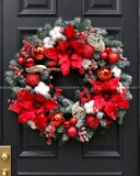 Vòng nguyệt quế 60cm Royal Christmas Bloom