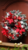 Vòng nguyệt quế 60cm Royal Christmas Bloom