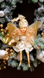 Vòng nguyệt quế 60cm Snowfall Angel