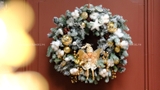 Vòng nguyệt quế 60cm Snowfall Angel