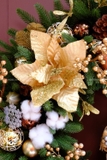 Vòng nguyệt quế khổng lồ 90cm Grand Noel Royal