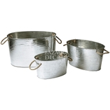 Xô nhôm thiếc oval quai thừng size XXXL