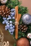 Vòng nguyệt quế 45cm Gingerbread & Blueberry