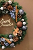 Vòng nguyệt quế 45cm Gingerbread & Blueberry