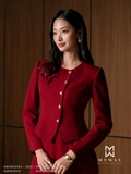 Áo vest ôm vừa cổ tròn dài ngang hông