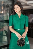 Outlet | (2 màu) Chân váy xòe Emerald & Red