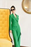 (3 màu) Quần ống suông rộng Black & Green