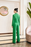 (3 màu) Quần ống suông rộng Black & Green