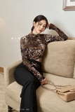 (2 màu) Áo thun ôm body cổ cao giữ nhiệt