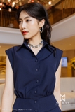 (2 màu) Quần baggy cạp cao