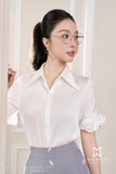 Chân Váy Xòe Qua Bắp Khóa Sau Thêu Hoa