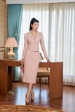 Chân váy ôm basic PeachPuff