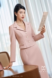Chân váy ôm basic PeachPuff