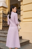 Chân váy dáng A dạ tweed cao cấp