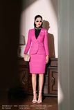 Chân váy ôm dạ tweed tôn dáng