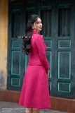 Chân váy xòe dạ basic