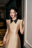 Đầm xòe dáng A tay ngắn