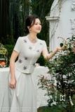 Chân váy xòe xếp ly