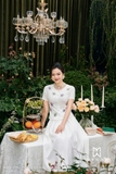 Chân váy xòe xếp ly