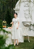 Chân váy xòe xếp ly