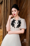 Chân váy xòe rủ voan