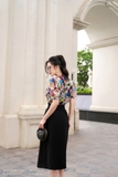 Chân váy chữ A cạp cao basic
