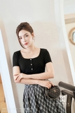 Chân váy xòe xếp ly