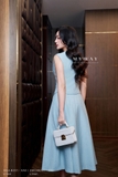 Chân váy xòe xếp ly Linen