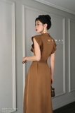 Đầm xòe cổ nơ cánh tiên