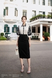 Chân váy ôm cạp cao basic