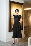 Quần suông Culottes dệt nổi
