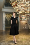 Chân váy xòe rủ Taffeta