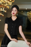 Chân váy xòe rủ Taffeta