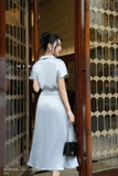 Chân váy xòe rủ lụa