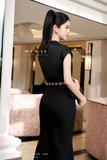 Áo kiểu dáng suông cổ tàu