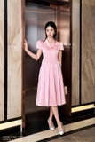 Chân váy xòe xếp ly TAFFETA