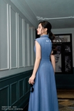 Đầm sơ mi tay ngắn DENIM