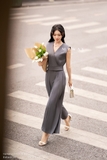 Quần suông xếp ly Gabadine