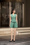 (3 màu) Quần short cạp cao bassic