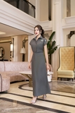 Chân váy xòe rủ GABADINE