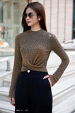 Áo thun cổ tròn dài tay