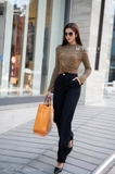 Áo thun cổ tròn dài tay