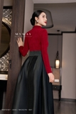 Áo thun ôm dáng cổ lọ