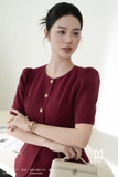 Áo kiểu pepum cổ tròn dài ngang hông